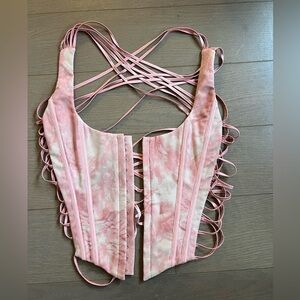 Iamgia open back corset